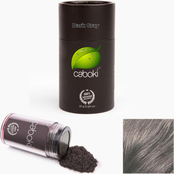 Caboki Hair Fiber, Plant-Based Hair Loss Concealer (16 grams 40 days supply)