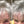 Before and after image of a woman with short wavy white hair which is thinning on the crown